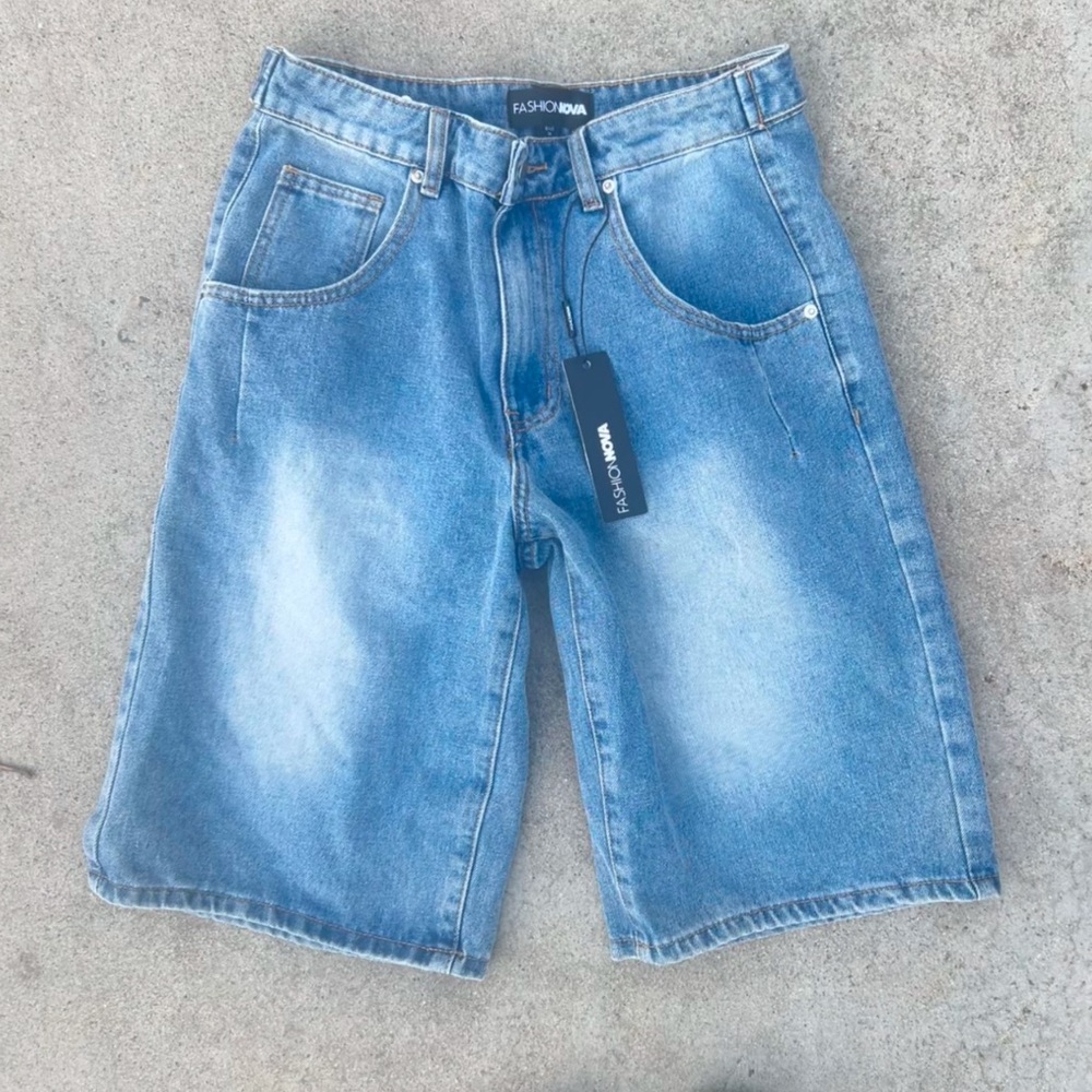 Fashion Nova Jean Shorts New